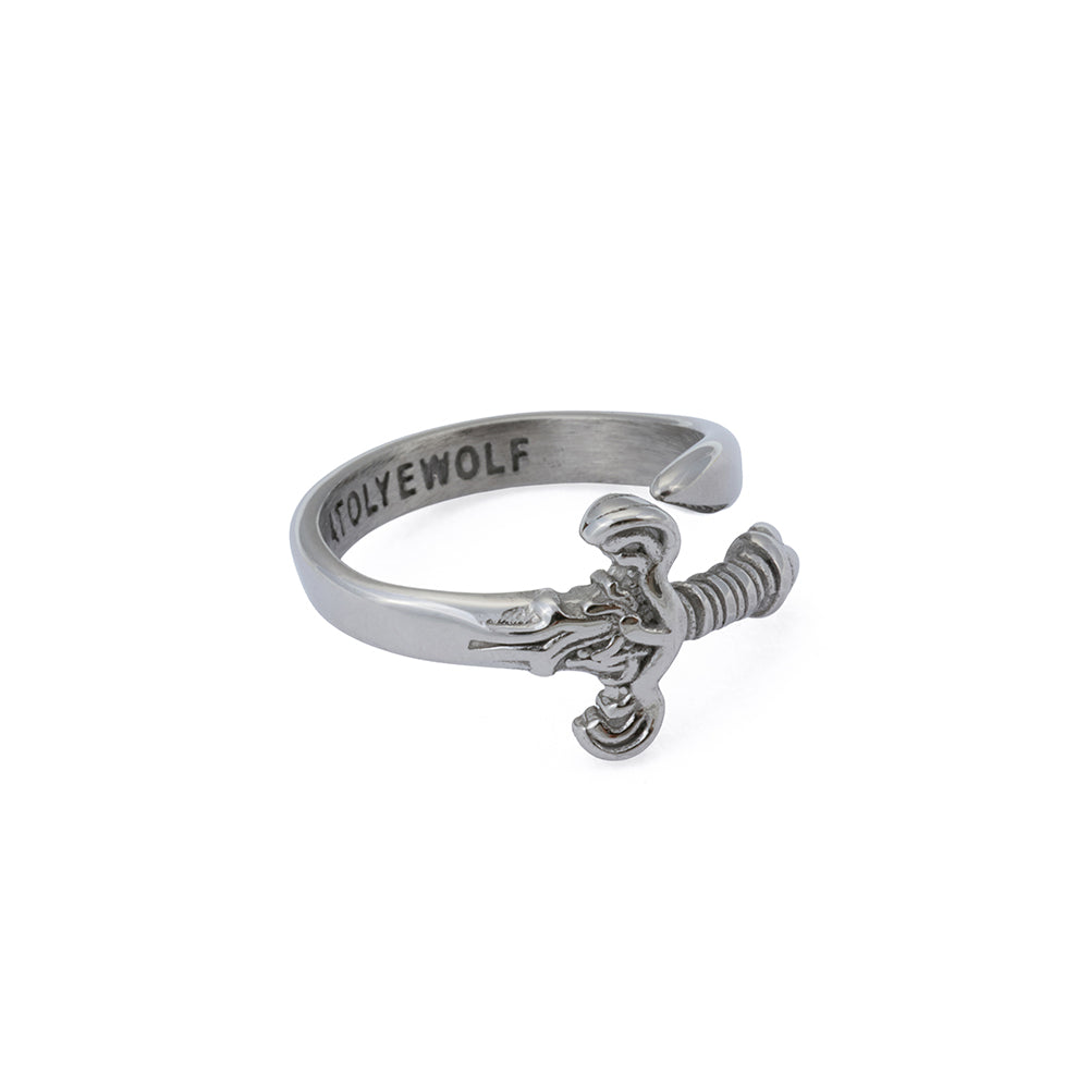 Sword Ring In Silver