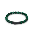 Thick Malachite Bracelet In Oxide