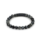 Thick Obsidian Bracelet In Oxide