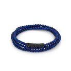 Triple Lapis Bracelet In Oxide