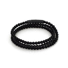 Triple Onyx Bracelet In Oxide