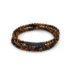 Triple Tiger Eye Bracelet In Oxide