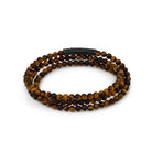 Triple Tiger Eye Bracelet In Oxide