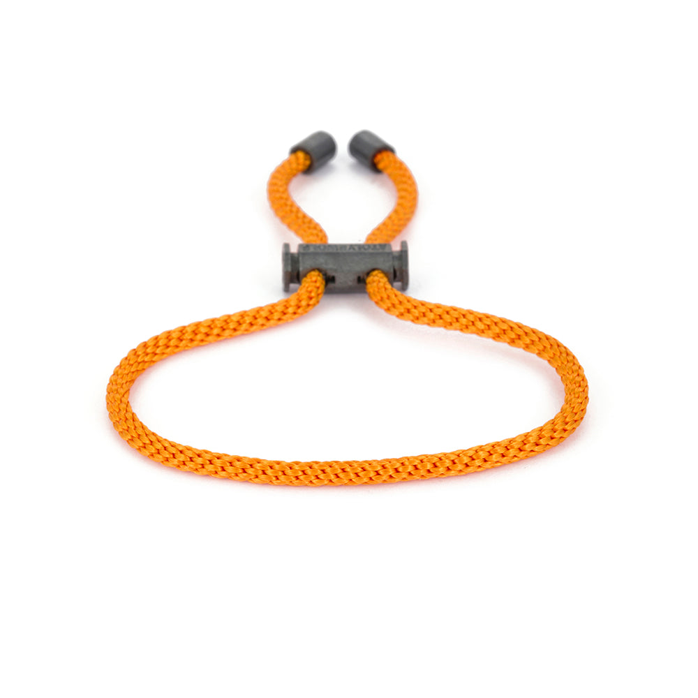 Orange Lace Bracelet In Oxide