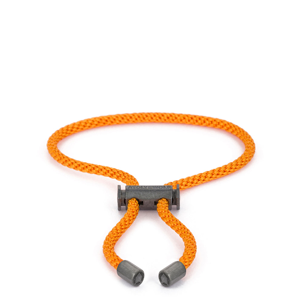 Orange Lace Bracelet In Oxide