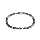 White Baguette Bracelet In Oxide
