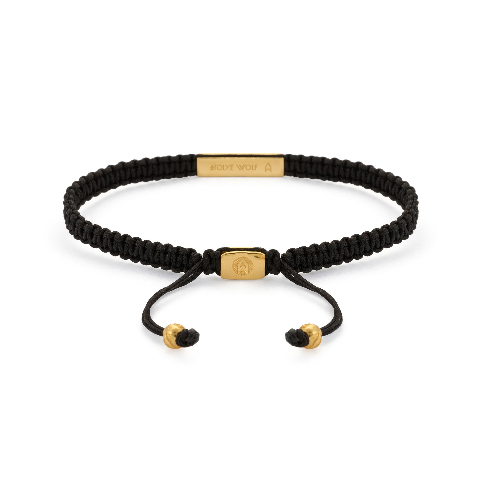 White Wall Bracelet In Gold