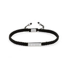 White Wall Bracelet In Silver