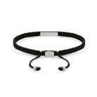 White Wall Bracelet In Silver