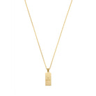White Wall Necklace In Gold