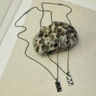 White Wall Necklace In Oxide