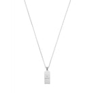 White Wall Necklace In Silver