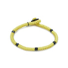 Yellow Snake Knot Bracelet In Oxide
