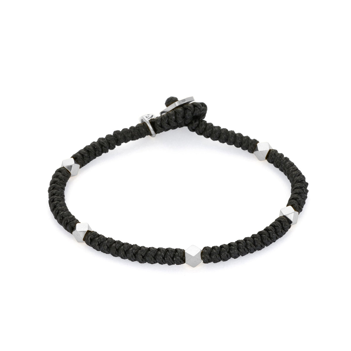 Snake Knot Bracelet In Silver