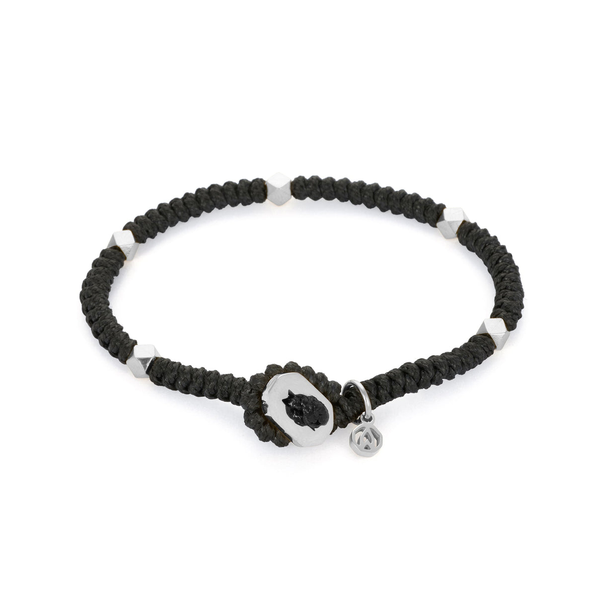 Snake Knot Bracelet In Silver