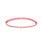 Red Star Chance Bracelet In Silver