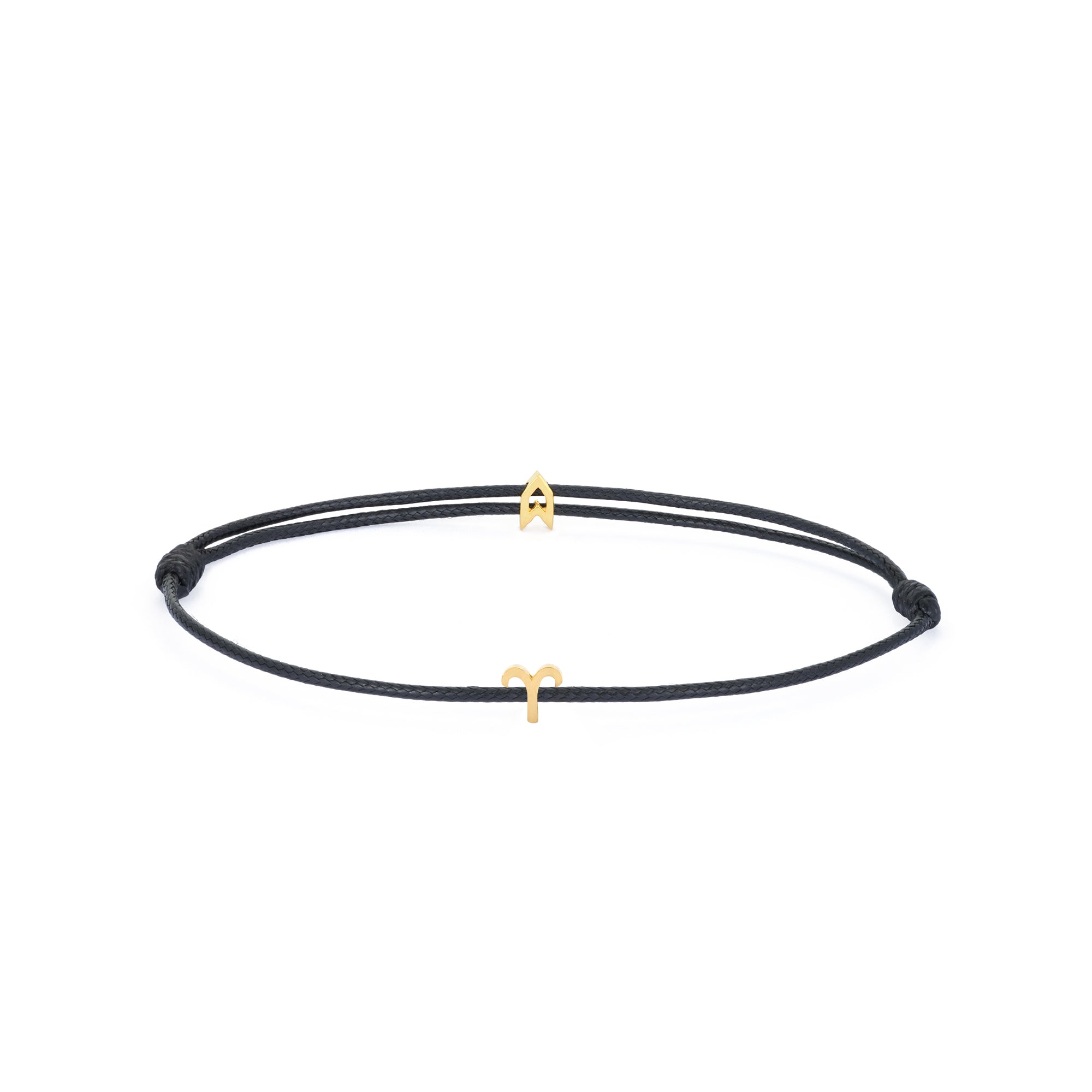 Zodiac Black Chance Bracelet In Gold