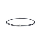 Zodiac Black Chance Bracelet In Silver