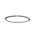 Zodiac Black Chance Bracelet In Silver