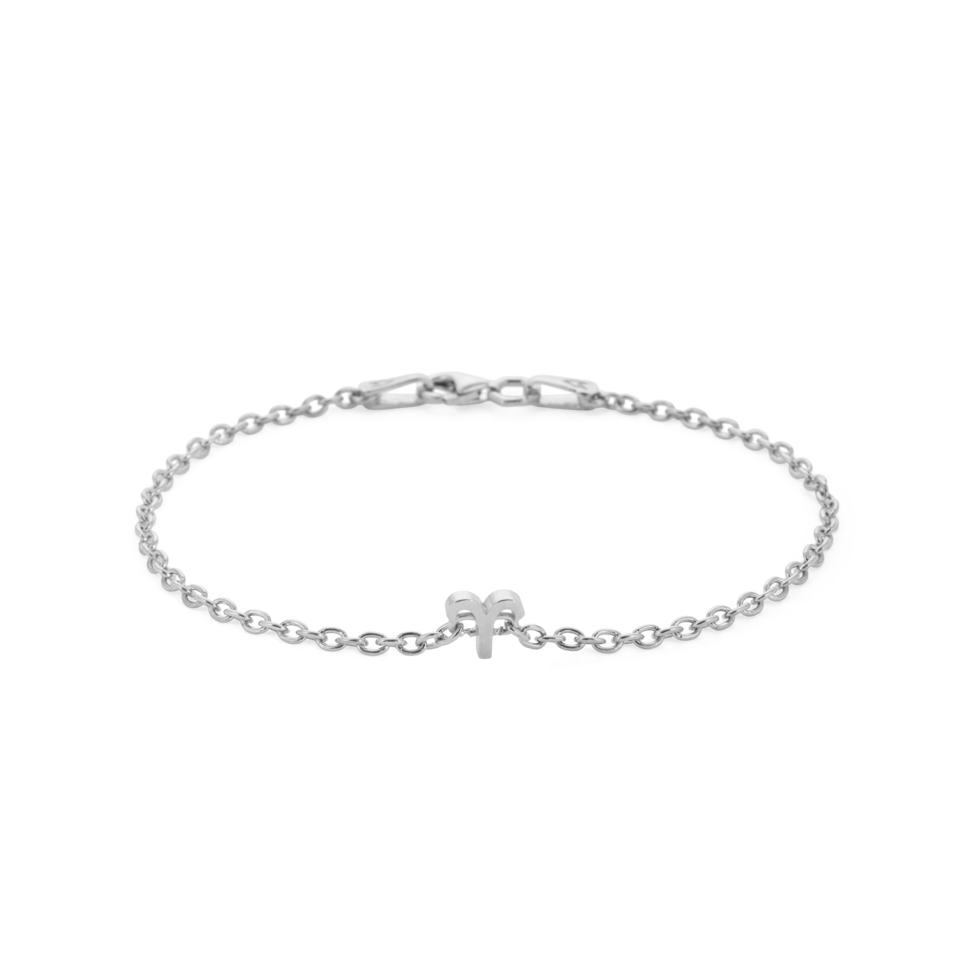 Zodiac Chain Bracelet In Silver