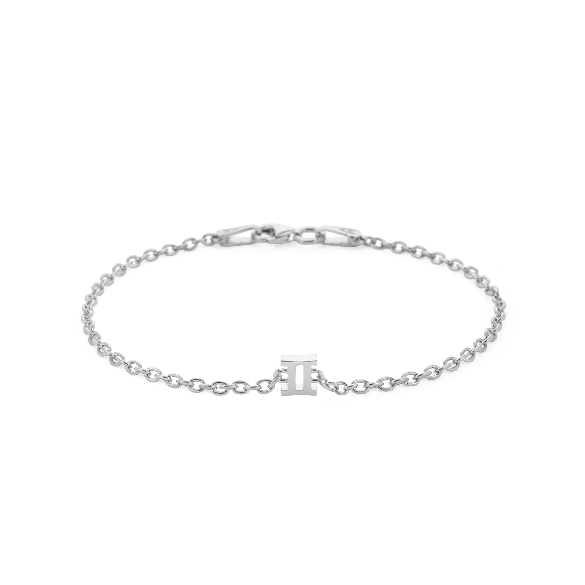 Zodiac Chain Bracelet In Silver