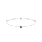 Zodiac White Chance Bracelet In Oxide