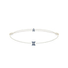 Zodiac White Chance Bracelet In Oxide