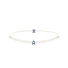 Zodiac White Chance Bracelet In Oxide