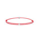 Zodiac Red Chance Bracelet In Silver