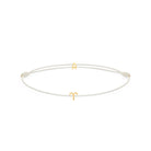 Zodiac White Chance Bracelet In Gold