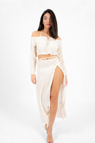 Ave Eva-Nina Shoulder Off Bluz-Bluz-2-Milagron.com