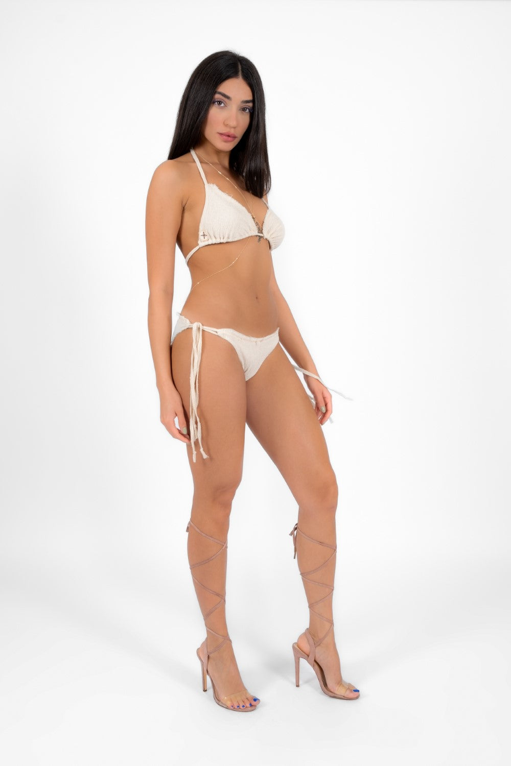 Ave Eva-Sunbath Püsküllü Üçgen Bikini Üstü-Bikini & Mayo-4-Milagron.com