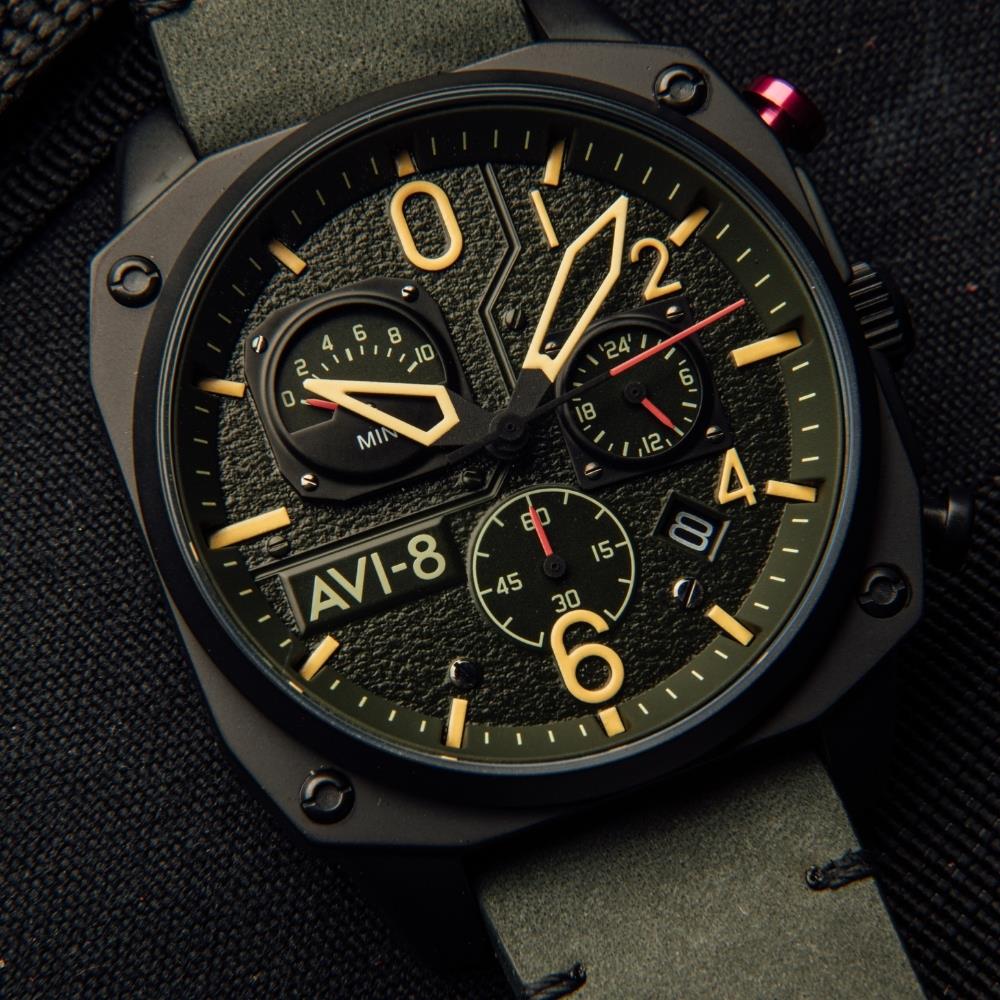 Avi-8 Av-4052-08 Erkek Kol Saati