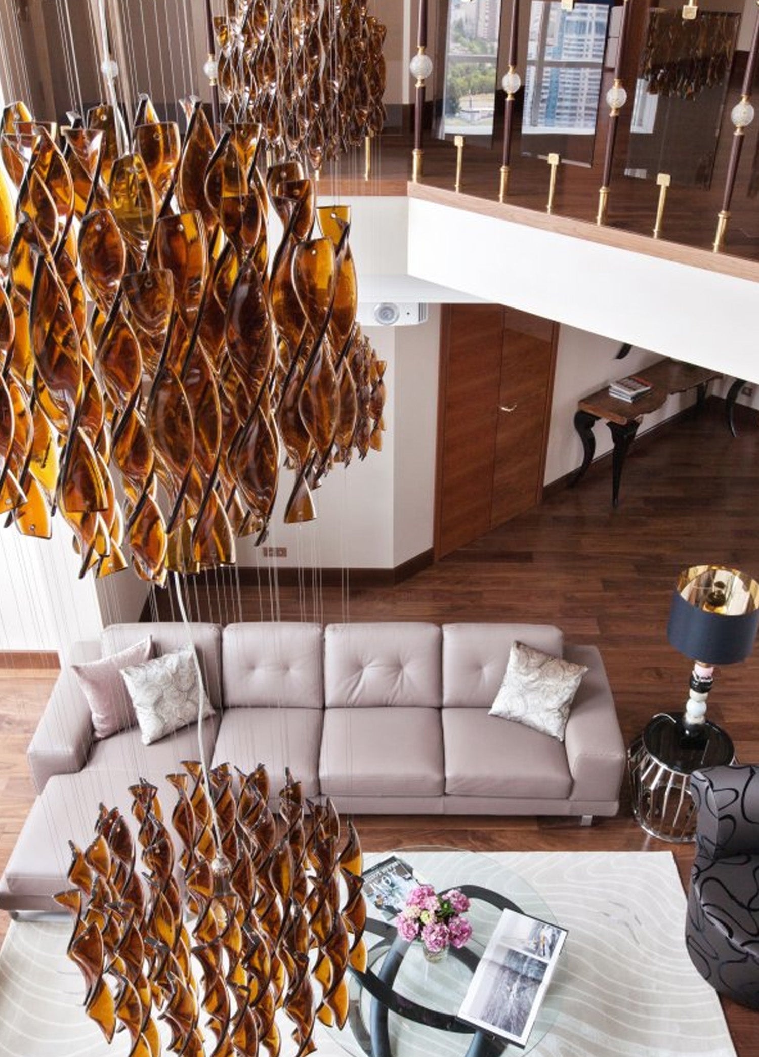 Aura 1L Sarkit Light Tea Ø47X65 Cm 1Xe27 Led