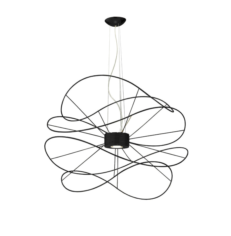 HOOPS 4L SARKIT SİYAH Ø100X77CM 34W LED 3000K