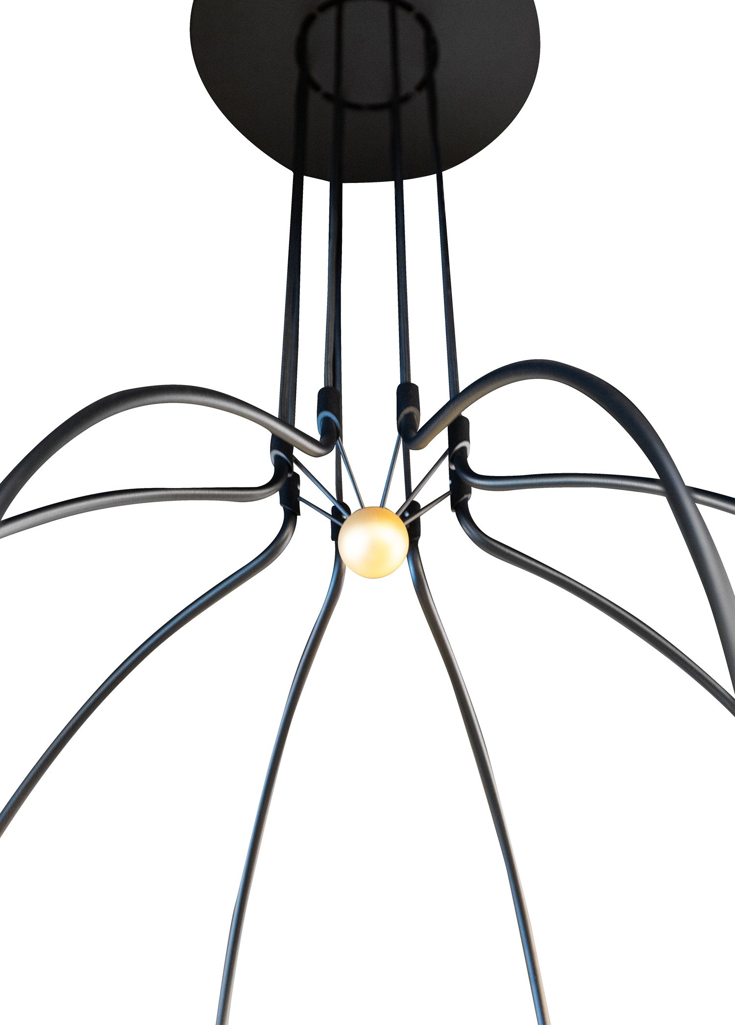 Liaison 8L Sarkit Si̇yah Ø84X91 Cm Ip20 Led