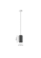Urban 1L Sarkit Nikel Ø13.5X26Cm Max H 250Cm Led 2700K