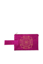 Ayanas-Sri̇ Yantra Clutch Çanta - Amethyst-Clutch-1-Milagron.com