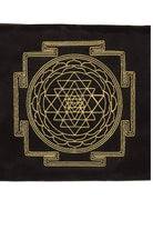 Ayanas-Sri̇ Yantra Clutch Çanta - Obsi̇di̇an-Clutch-4-Milagron.com