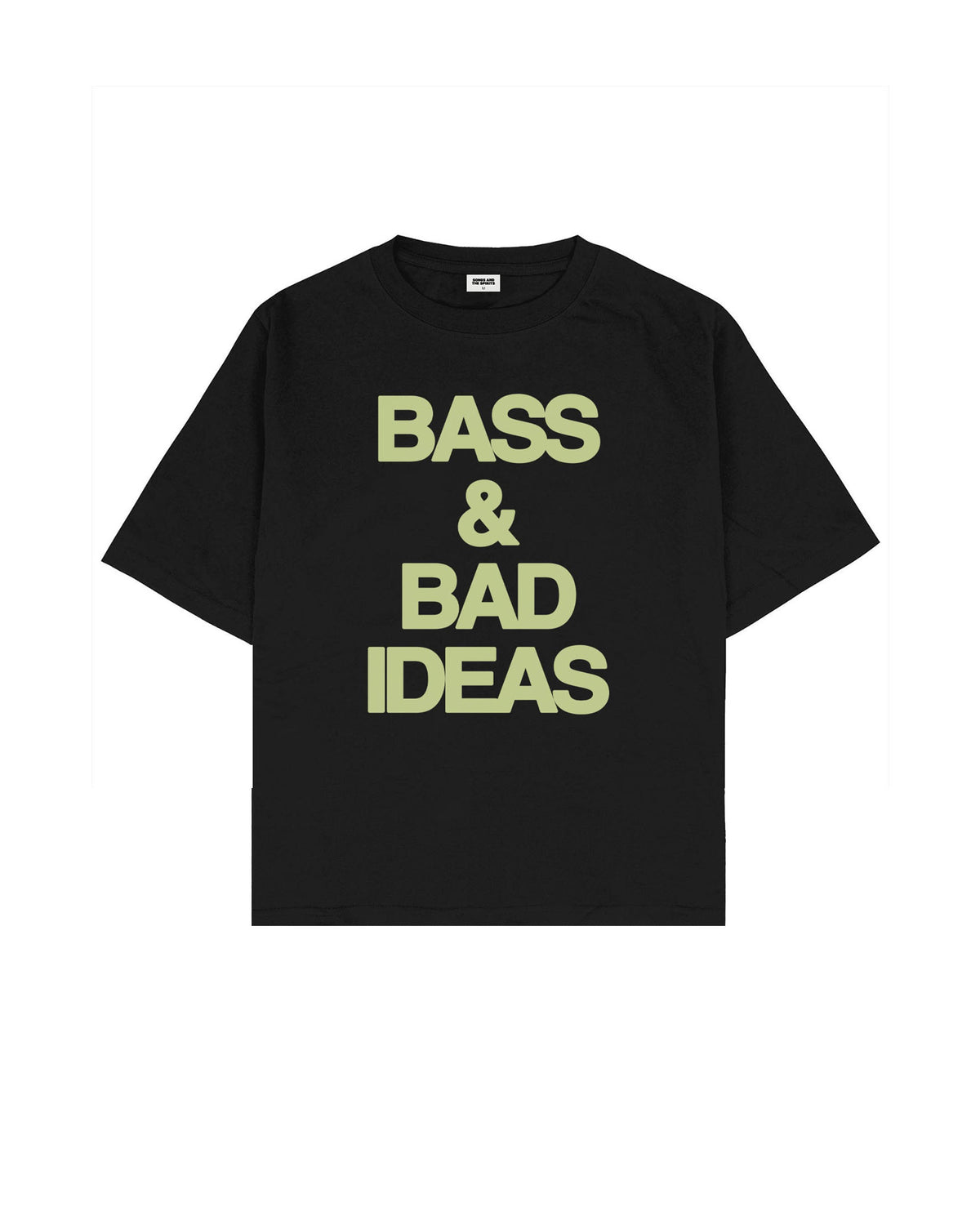 Bass And Bad Ideas Boxy Fit Tişört