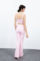 Poppy Crop Top - Açık Pembe