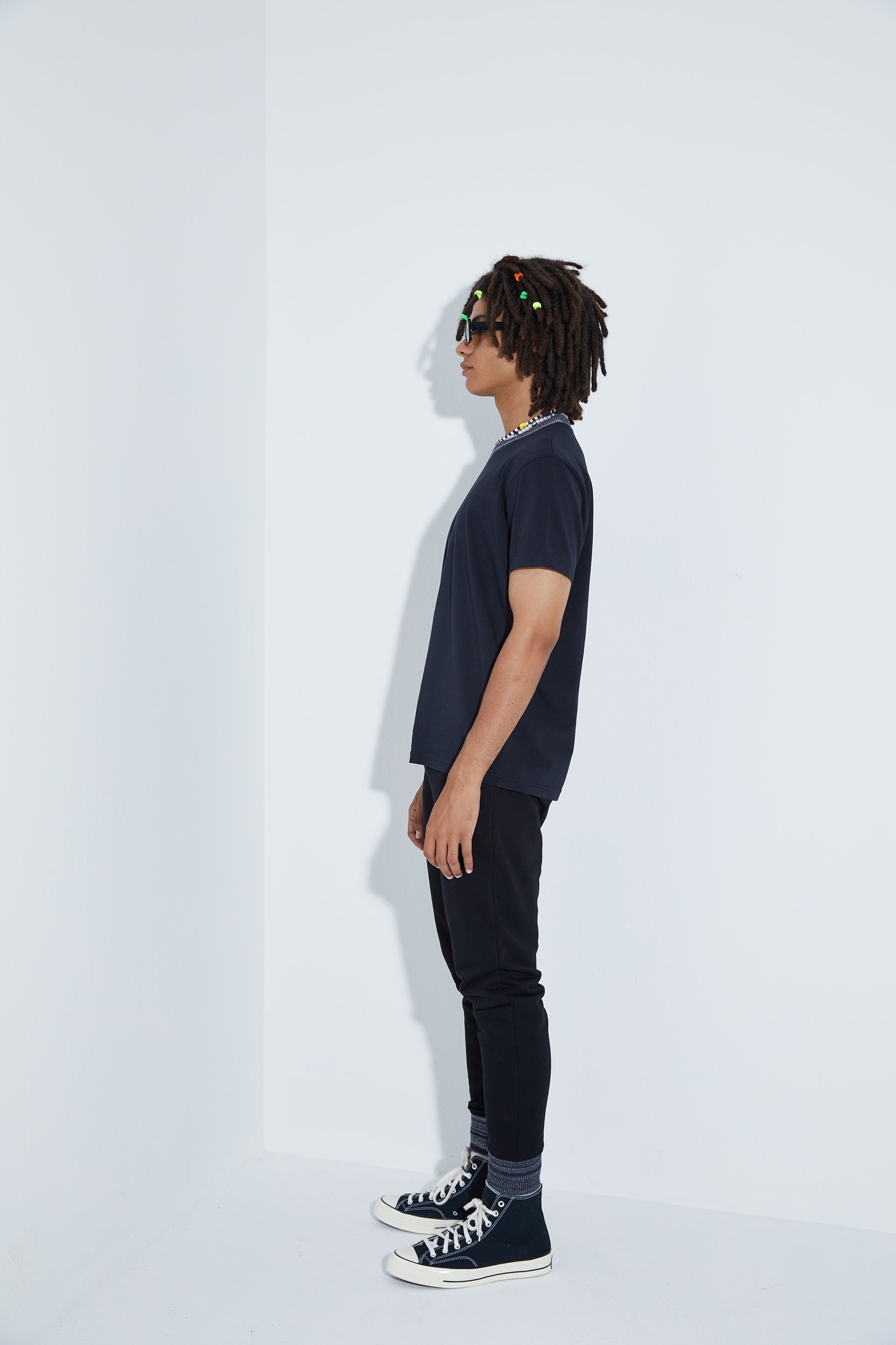 Knit T-Shirt - Siyah