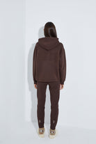 Kapüşonlu Sweatshirt - Kahverengi