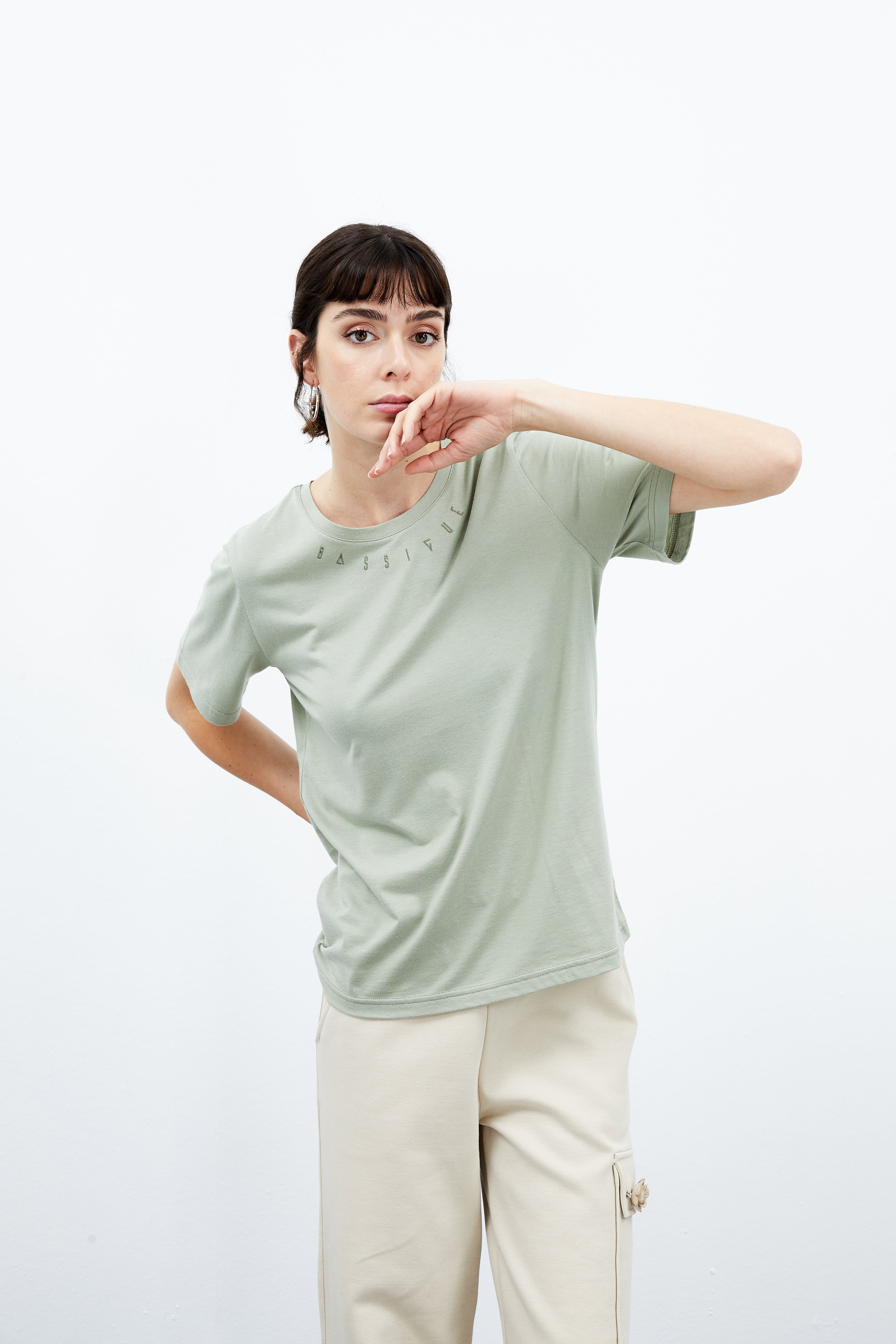 Iris T-Shirt - Su Yeşili