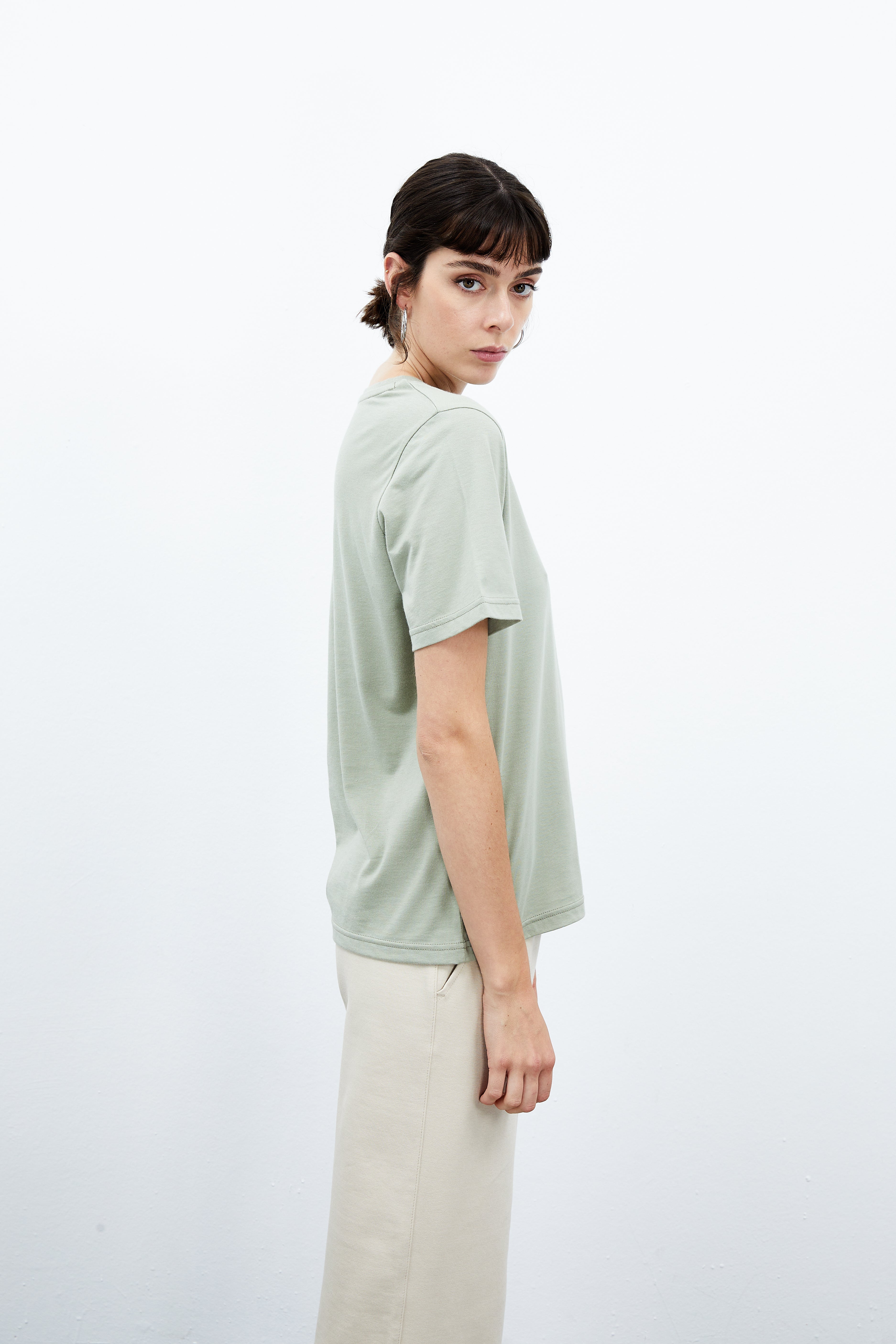 Iris T-Shirt - Su Yeşili