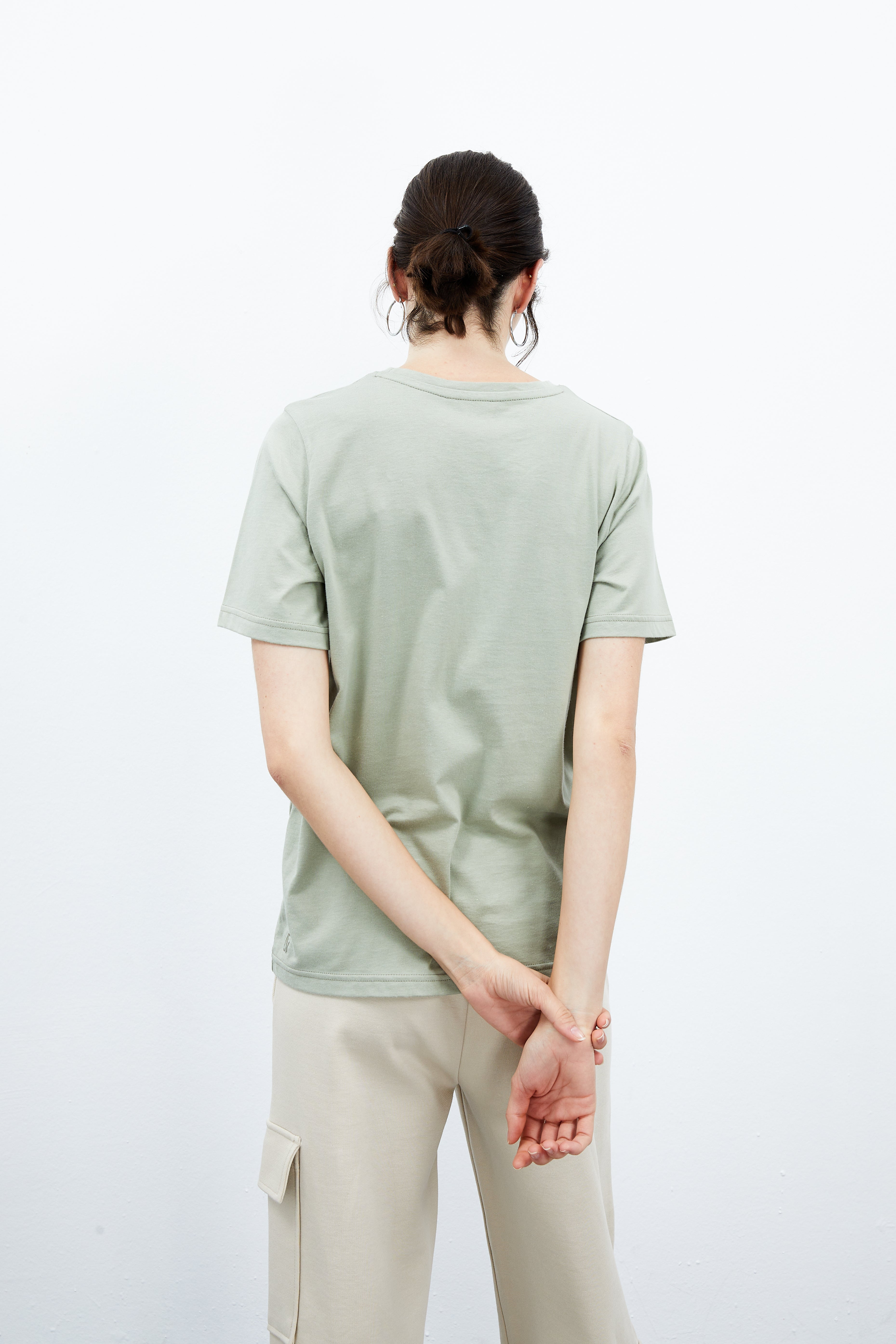 Iris T-Shirt - Su Yeşili
