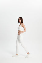 Cotton Skinny Sweatpants - Kırık Beyaz