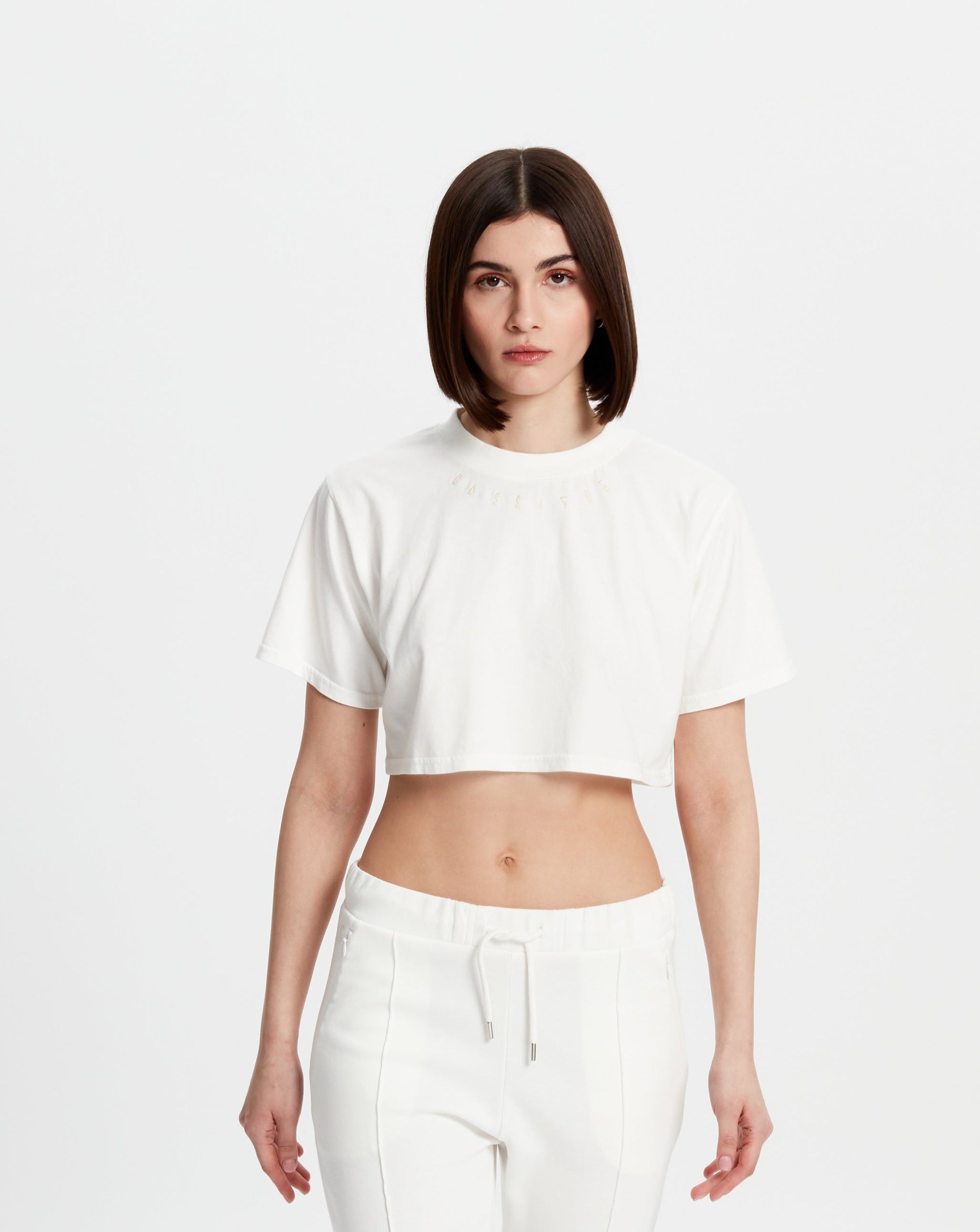 Crop T-Shirt - Beyaz