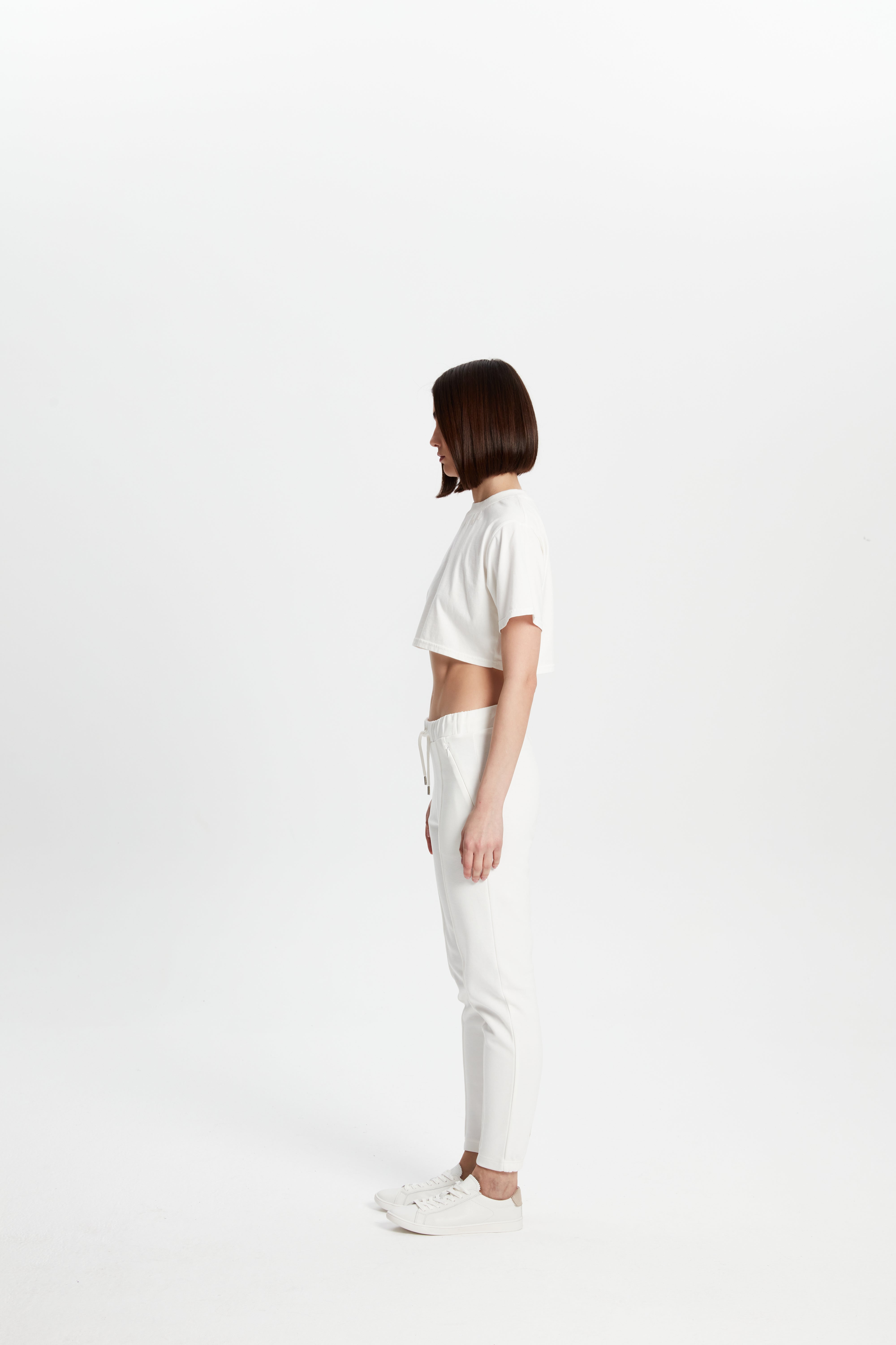 Crop T-Shirt - Beyaz