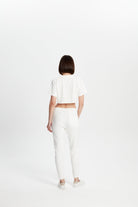 Crop T-Shirt - Beyaz